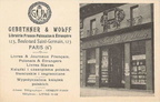 Paris [Carte postale] Librairie franco-polonaise Gebethner et Wolff