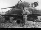 1944 Falaise [Photo] Char détruit