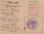 1943 z-Divers [Document] Carte de colis v