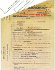 1940-06-17 France [Document] ANDRZEJAK Fiche de démobilisation