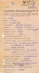 1942-12-29 La Combelle [Document] 1942-12-29 HANYSZ Józef Certificat d'embauche en Allemagne r