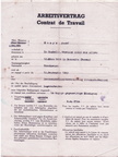 1943 Clermont-Ferrand [Document] Contrat de travail