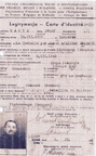 1944 France [Document] HANYSZ Józef Carte Pown v