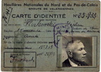 1943 Condé-sur-l'Escaut [Document] FLORKOWSKI Stephan Carte d'identitté