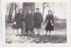 1942-03-07 Houdain [Photo] FLACZYNSKI Josepha et ses amies r