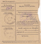 Mandat-Carte 1940 Coëtquidan  v