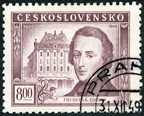 Timbre Chopin 1949 Tchécoslavaquie