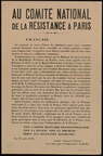 1944-08-21 Paris [Document] Au CNR à Paris