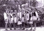 1953 Wittenheim [Photo] Groupe de danseuses polonaises r