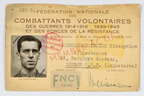 1946 Paris [Document] LESZCZYO-PETRYKO Mieczysław Carte combattant volontaire