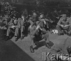 1945-1946 Lys-lez-Lannoy [Photo] Soldats de la 2ème Division de chasseurs à pied polonaise