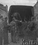 1945-1946 Lys-lez-Lannoy [Photo] Soldats de la 2ème Division à pied polonaise 35
