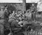 1945-1946 Lys-lez-Lannoy [Photo] Soldats de la 2ème Division à pied polonaise 41