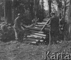 1945-1946 Lys-lez-Lannoy [Photo] Soldats de la 2ème Division à pied polonaise 42