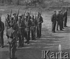 1945-1946 Lys-lez-Lannoy [Photo] Soldats de la 2ème Division à pied polonaise 46